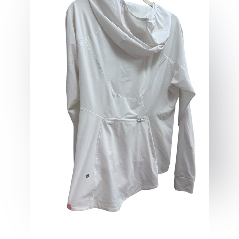 lululemon athletica White Lightweight Full-Zip Jacket - Picture 4 of 9